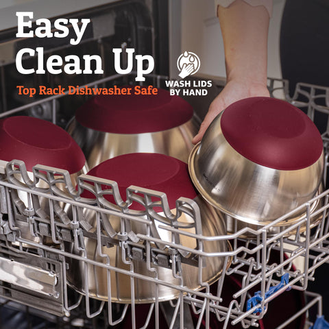 Priority Chef lids seal tightly to keep ingredients fresh.