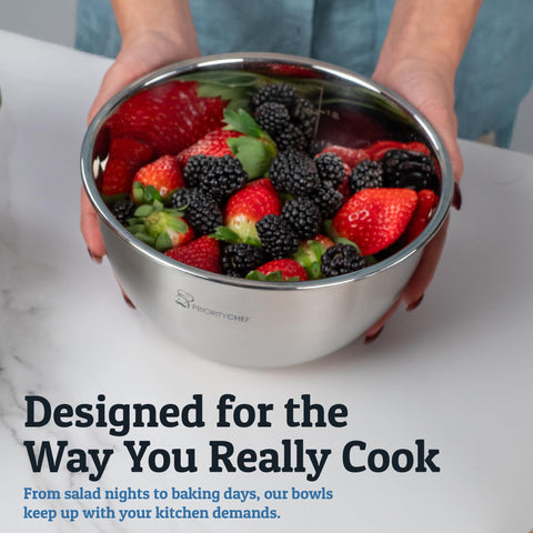 Priority Chef nesting design helps keep kitchen storage tidy