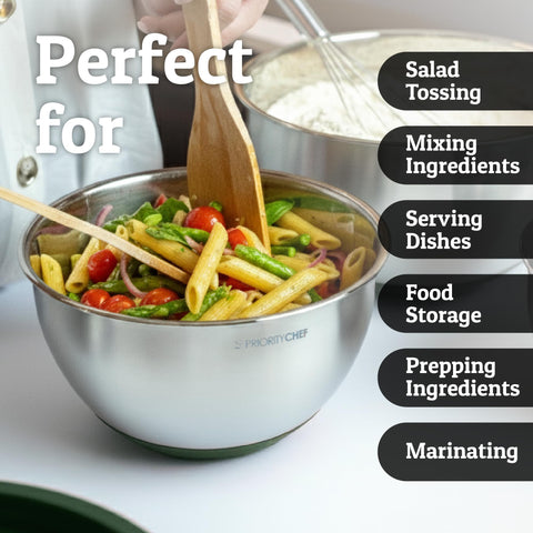 Priority Chef nesting design keeps storage neat and accessible.