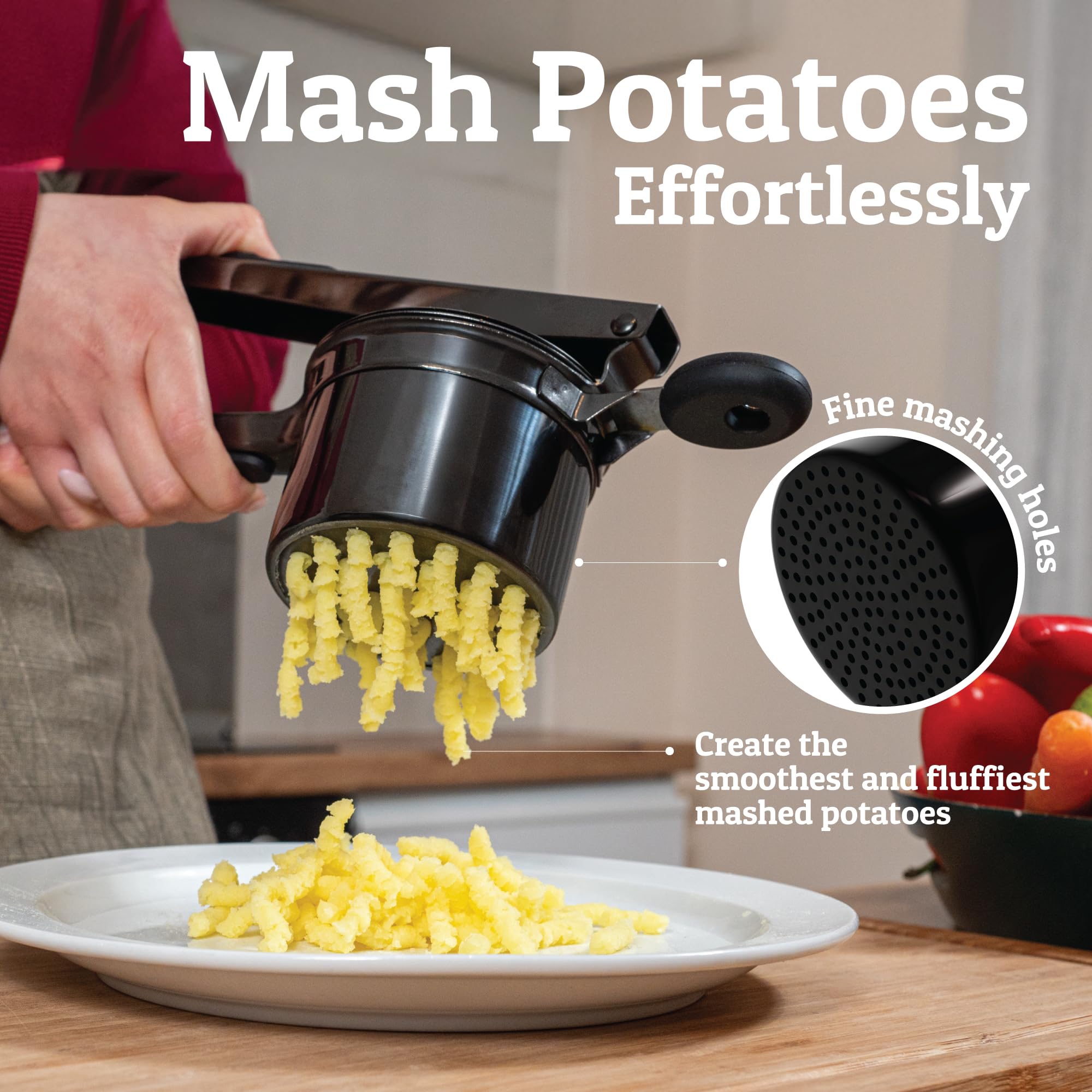 PriorityChef 3-disc system for varied textures in seconds.