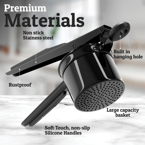 PriorityChef dishwasher-safe stainless steel simplifies cleanup after cooking.