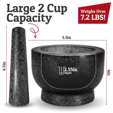 Priority Chef mortar and pestle used for guacamole prep