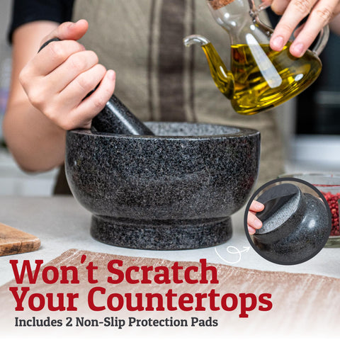 PriorityChef non slip protectors guard countertops during grinding