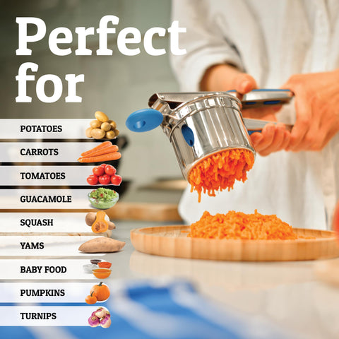 PriorityChef anti-slip handles close-up demonstrating comfortable leverage