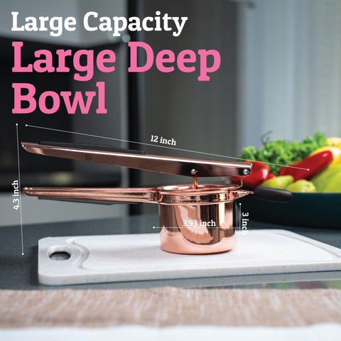 PriorityChef easy to clean non-stick surface letting residue wash away.