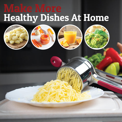 PriorityChef red kitchen tool adds style to any counter.