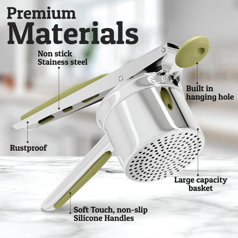 PriorityChef soft-touch handles provide comfortable, slip-free grip