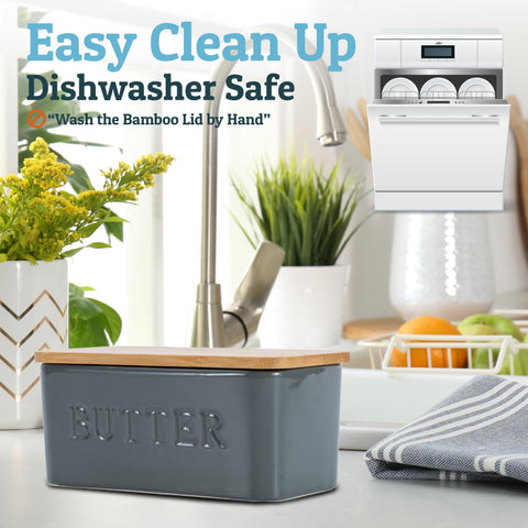 PriorityChef versatile butter dish stores spices or cream cheese for easy access.