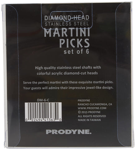 Prodyne DM-6-C multicolor heads elevate home bar presentation during entertaining.