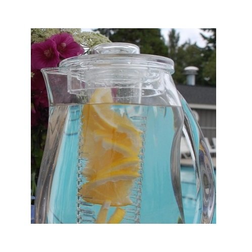 Prodyne pitcher ideal for flavored water, iced tea, or lemonade.