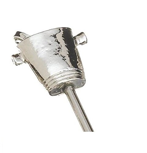 Close-up of Prodyne martini picks pewter heads adding a stylish touch.