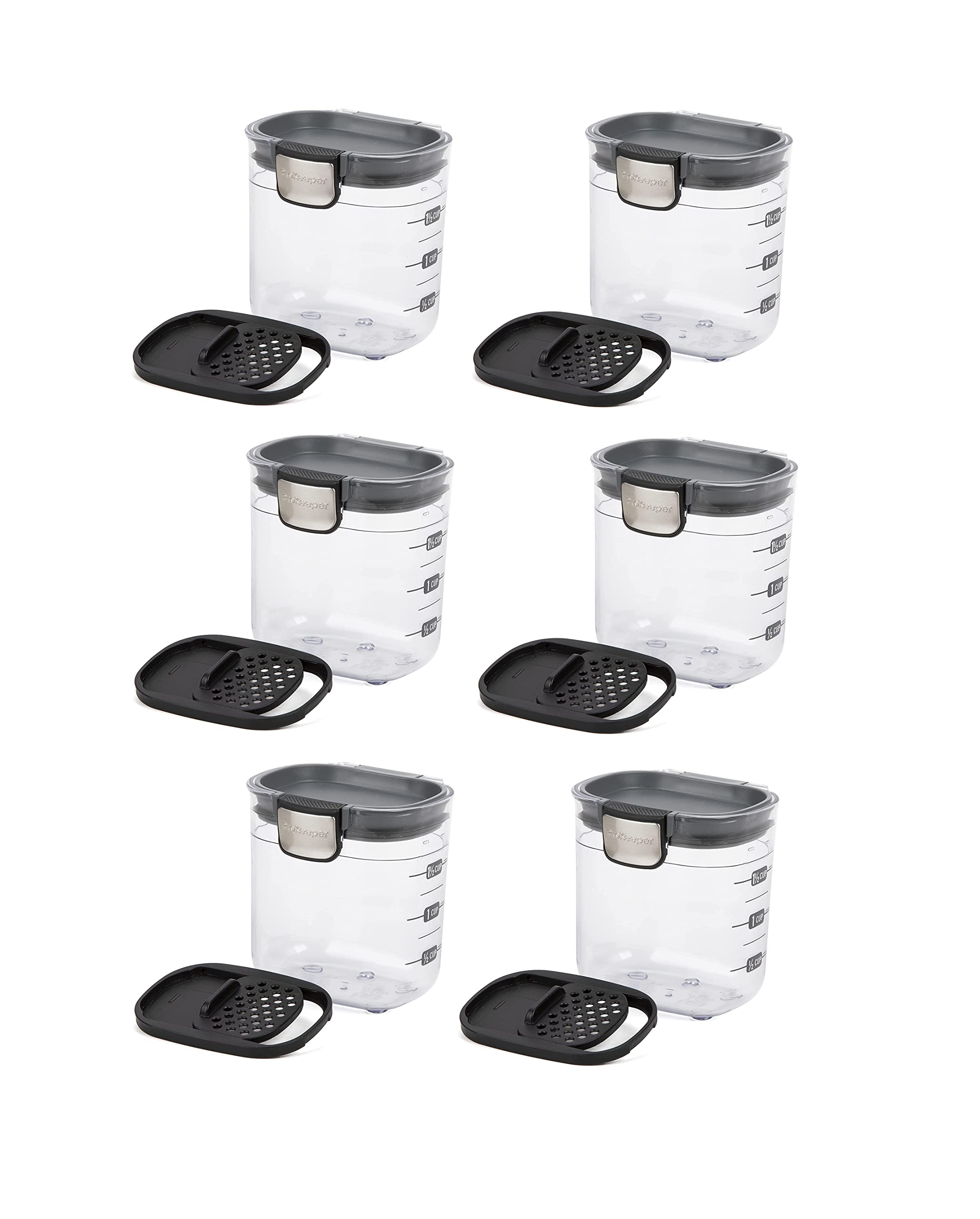 Progressive PKS-401 Mini ProKeeper+ with airtight seal keeps spices fresh