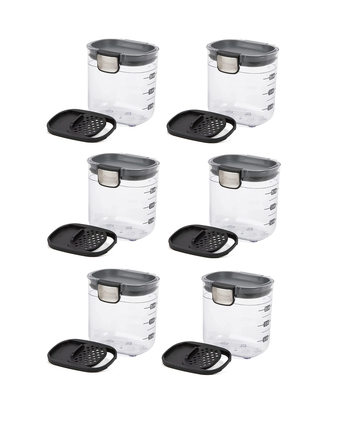 Progressive PKS-401 Mini ProKeeper+ with airtight seal keeps spices fresh