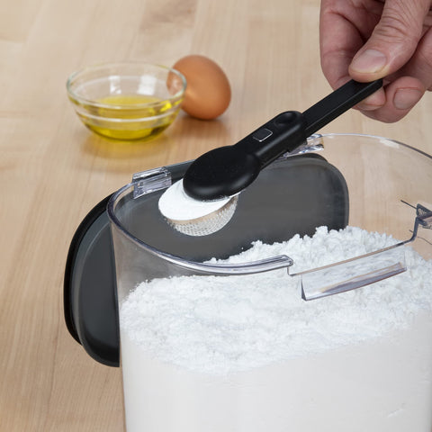 Progressive Powdered Sugar Keeper compact design saves counter space.