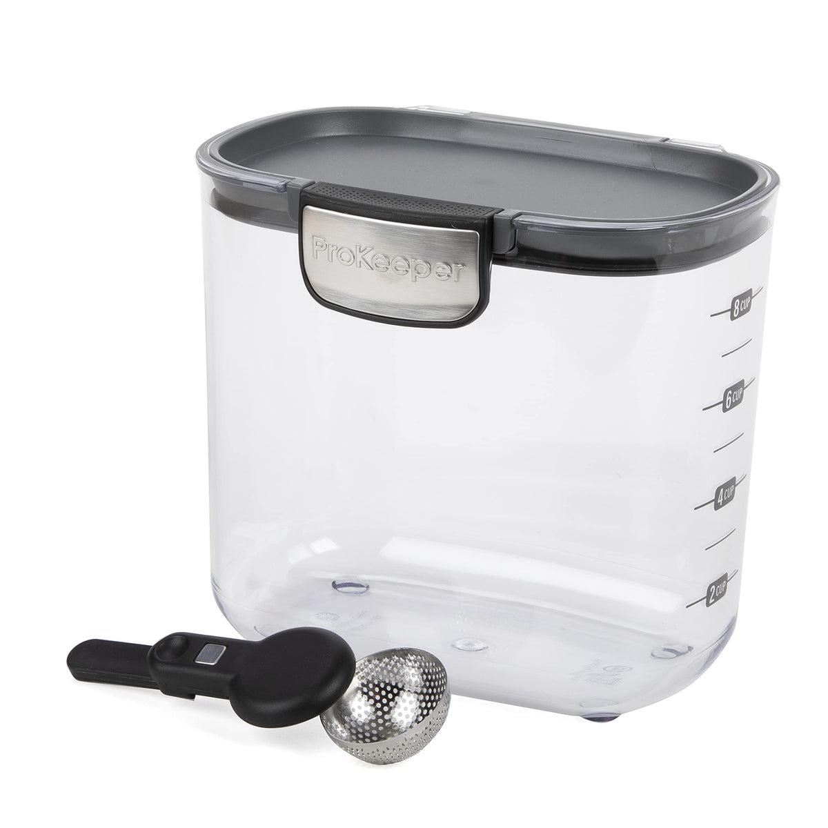 Progressive Powdered Sugar Keeper container keeps sugar fresh and clump-free for baking.