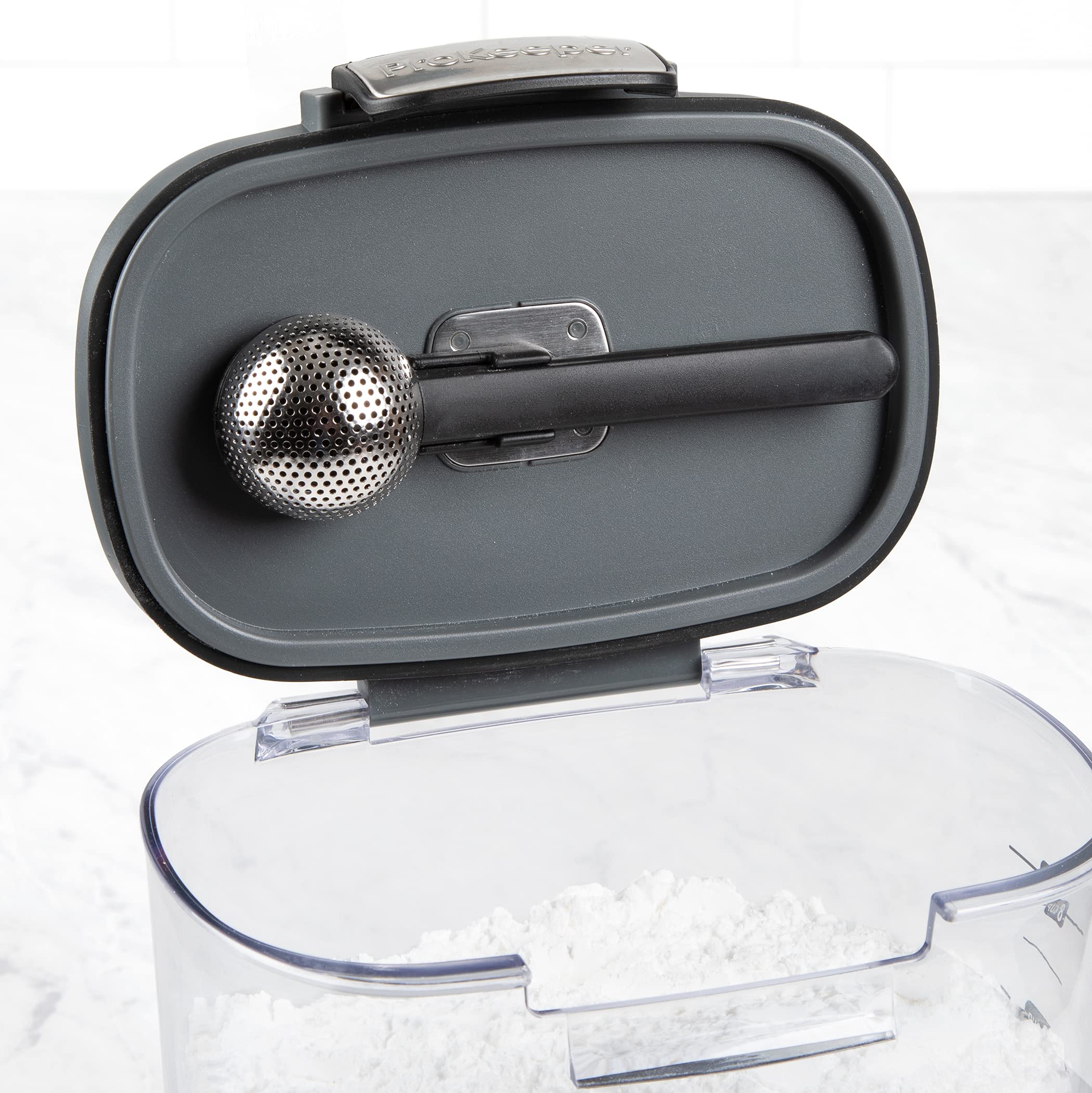 Progressive Powdered Sugar Keeper durable shell withstands daily kitchen use.