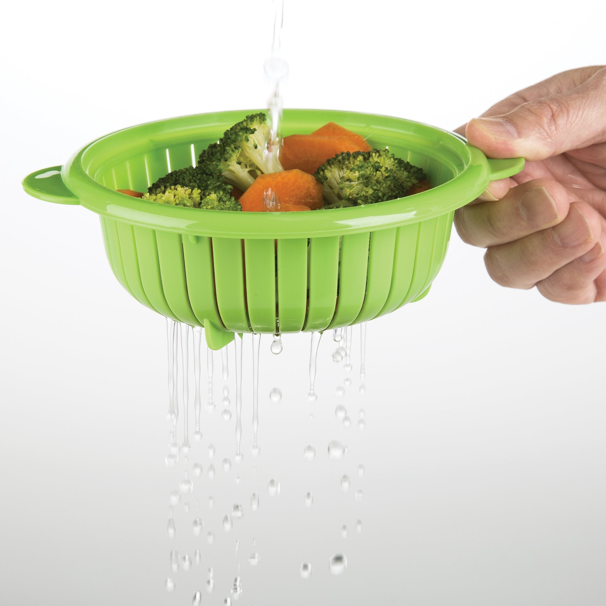 Progressive PrepSolutions Mini Steamer BPA-free and dishwasher safe for simple cleaning.