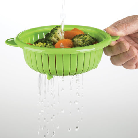 Progressive PrepSolutions Mini Steamer BPA-free and dishwasher safe for simple cleaning.