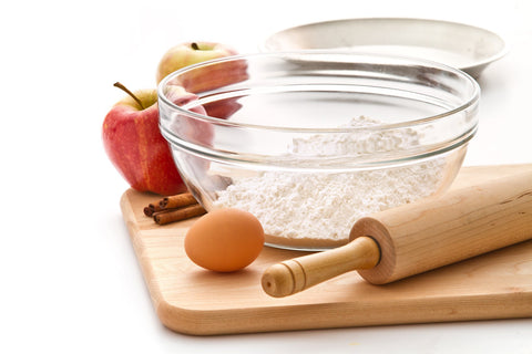 Progressive PrepSolutions Flour Keeper leveler close-up highlights precise measuring with no mess.