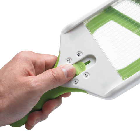 Progressive PrepSolutions thickness slider adjusts from thin to thick slices