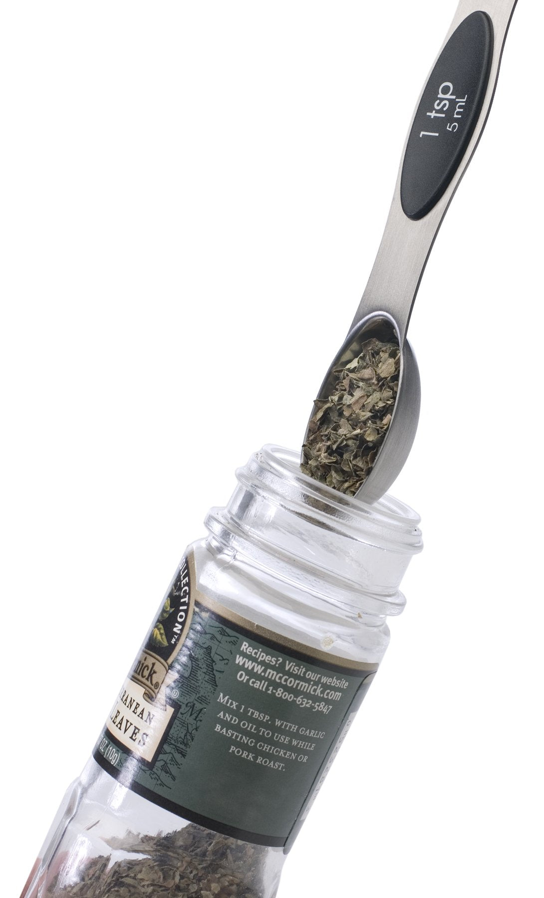 Progressive PrepWorks spoons measure both liquids and dry ingredients accurately.