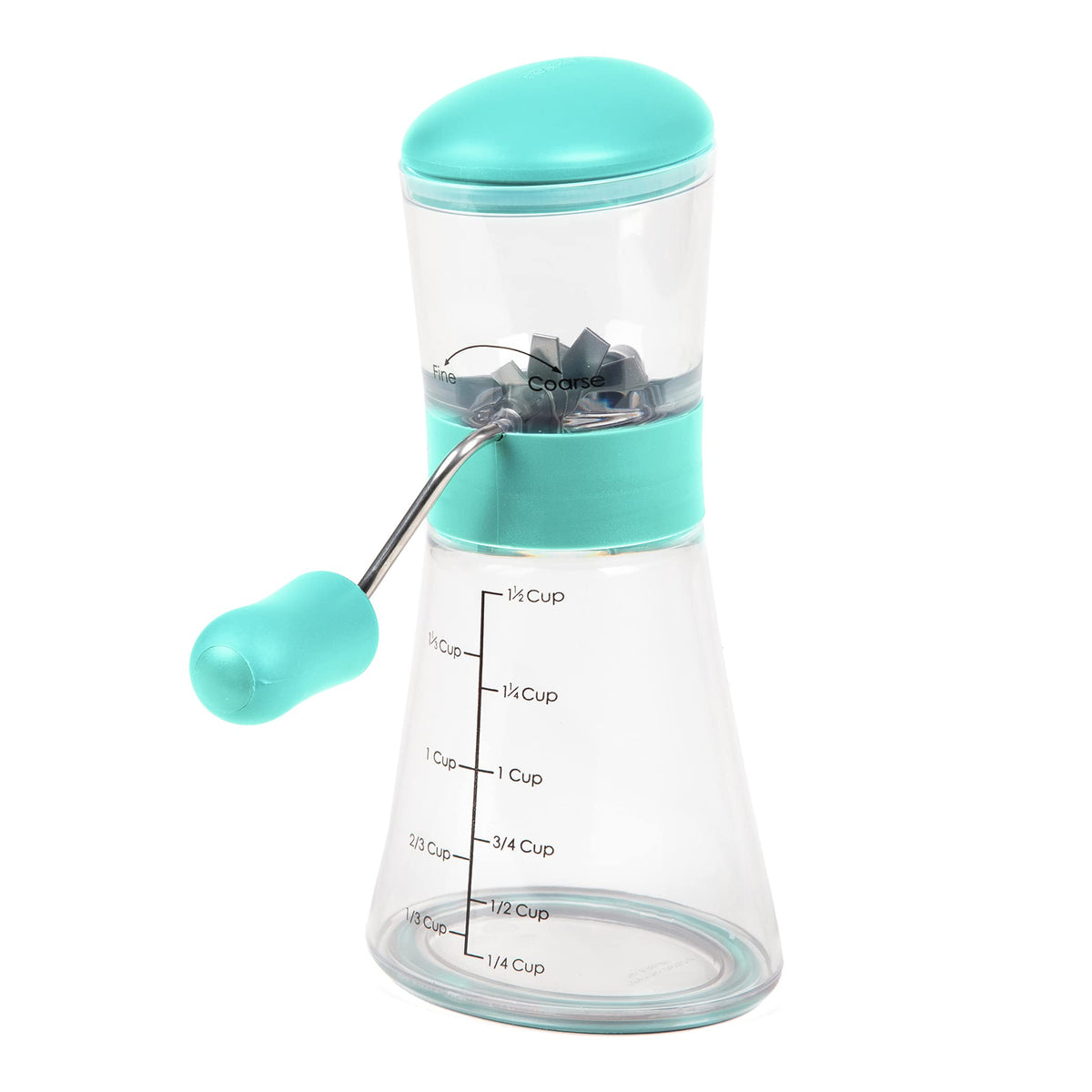 Progressive Prepworks Nut Chopper base with measurements for precise portions.