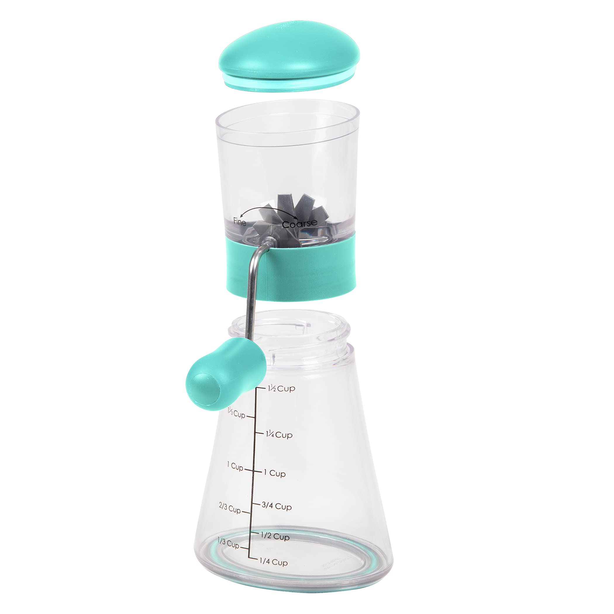 Progressive Prepworks Nut Chopper offers fine and coarse grind for toppings.