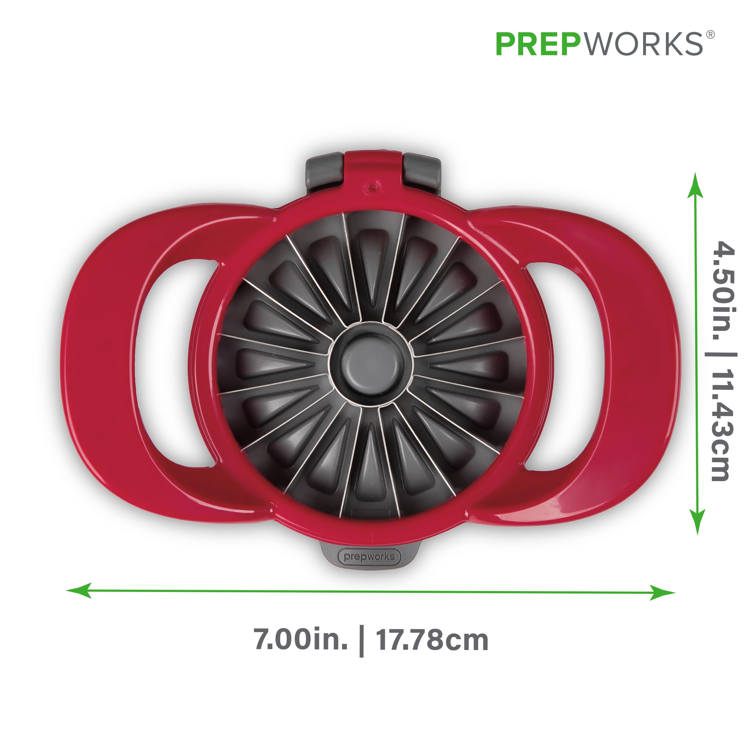 Progressive PrepWorks versatile fruit slicer for apples and other produce.