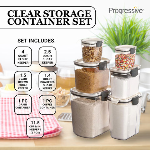 Progressive ProKeeper brown sugar keeper with terra cotta disk prevents drying