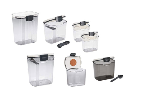 Progressive ProKeeper baking storage set keeps flour and sugar fresh and organized for easy baking