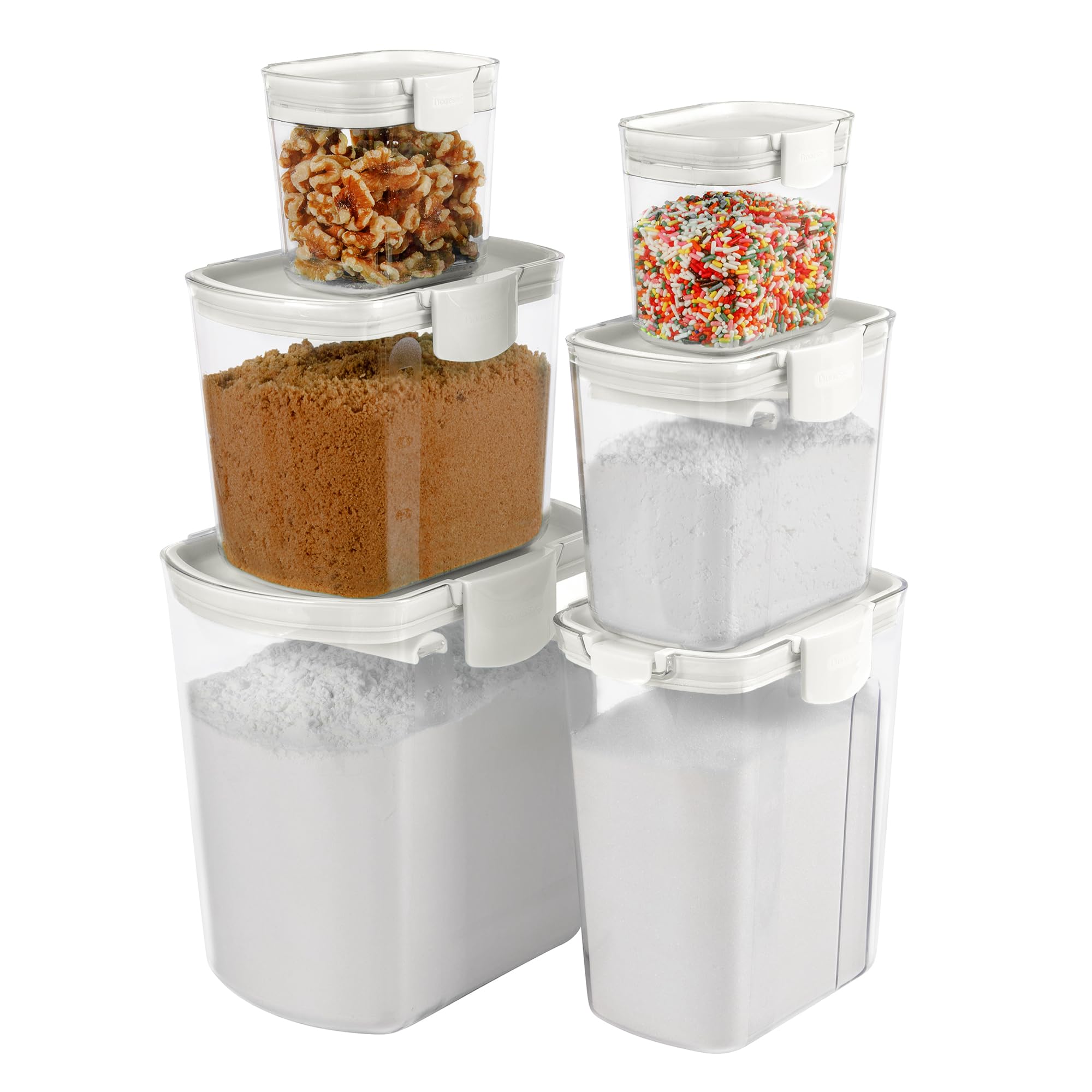 Progressive ProKeeper sugar keeper, 2.5 qt, with flip-to-pour spout for easy pouring