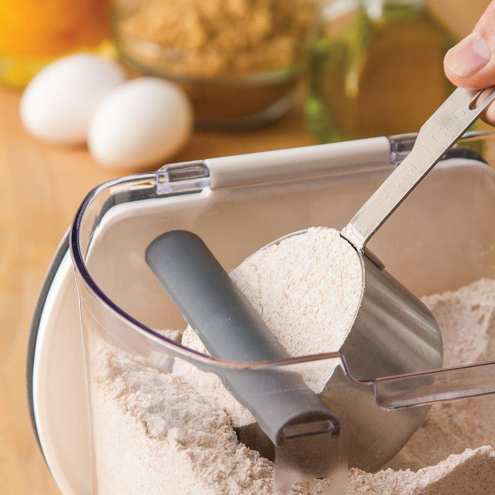 Progressive ProKeeper Sugar Keeper includes flip-to-pour spout for easy pouring.
