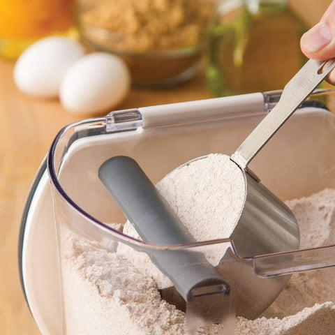Progressive ProKeeper Sugar Keeper includes flip-to-pour spout for easy pouring.