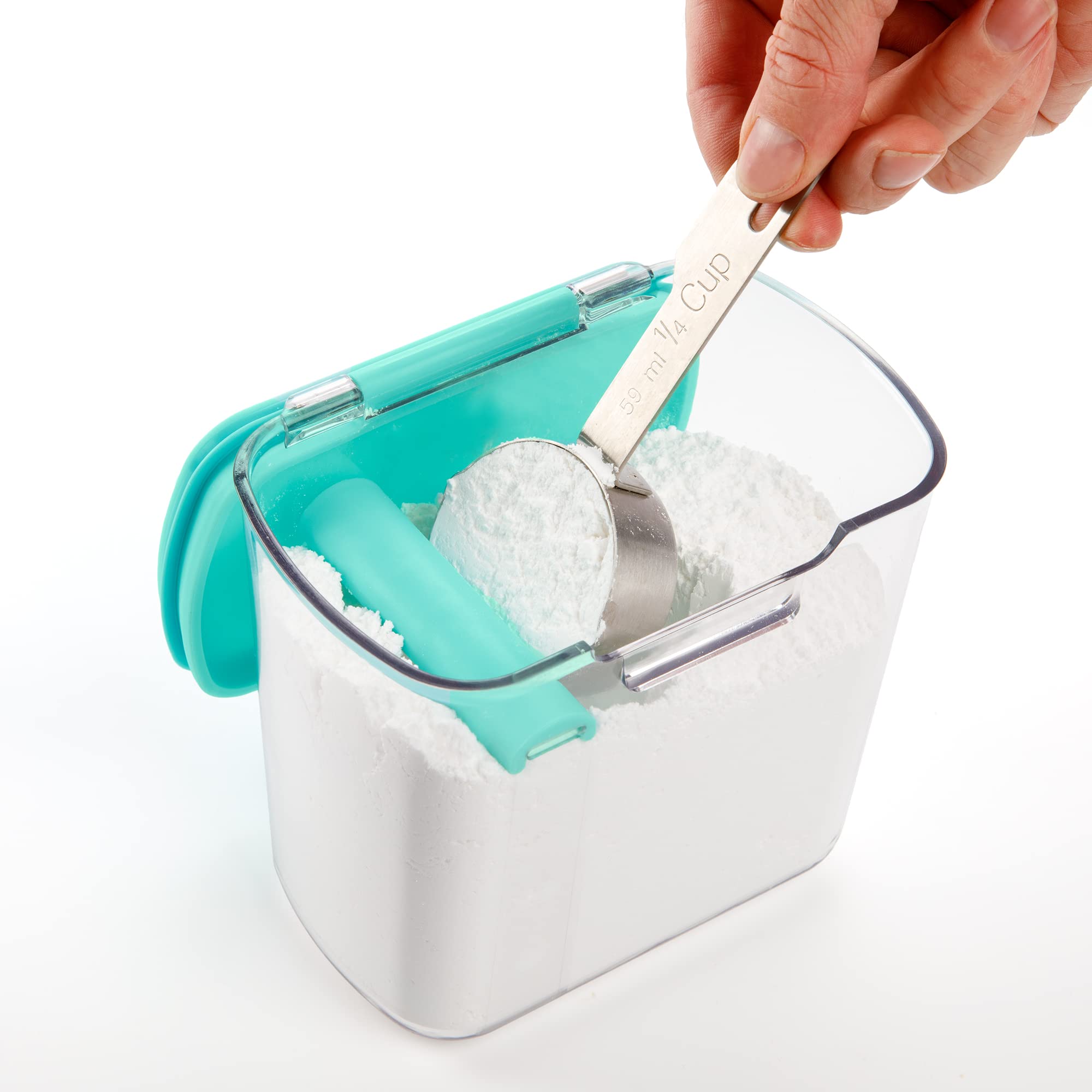 Progressive ProKeeper Terra Cotta disk helps brown sugar stay soft and packable.
