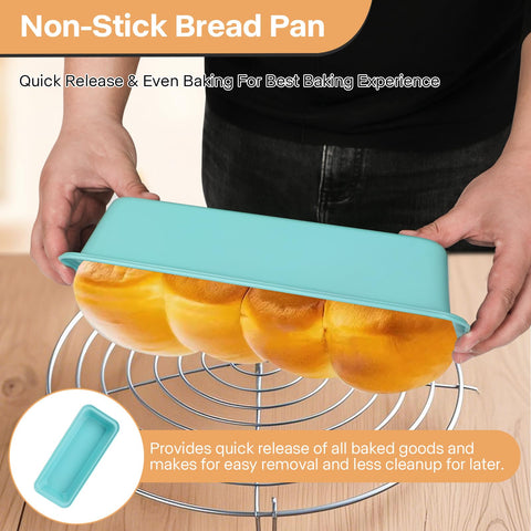Proigtz loaf pans ensure clean release and simple removal