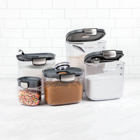 ProKeeper clear BPA-free canisters provide clear visibility of contents for easy prep.