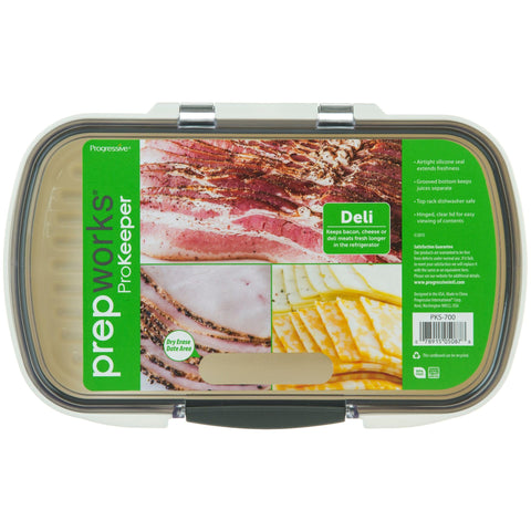 BPA-free ProKeeper deli container offers safe food storage.
