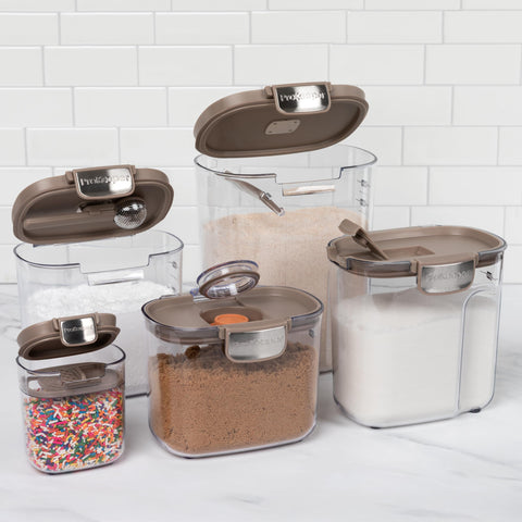 ProKeeper+ 9-piece set shown in a tidy pantry arrangement