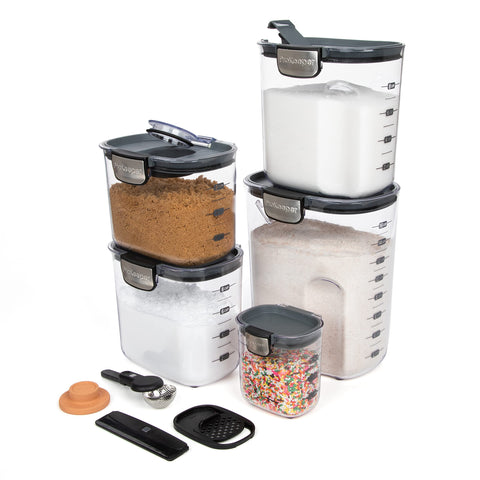 ProKeeper stackable design saves pantry space and improves accessibility.