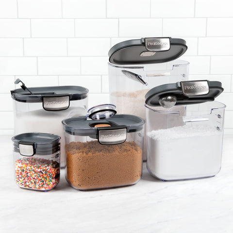 ProKeeper sugar keeper with flip-to-pour spout for clean, quick dispensing.