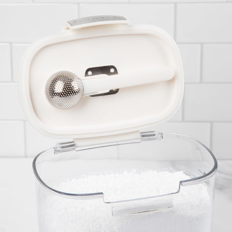 ProKeeper+ Terra cotta disk helps Brown Sugar Keeper stay soft and scoopable.