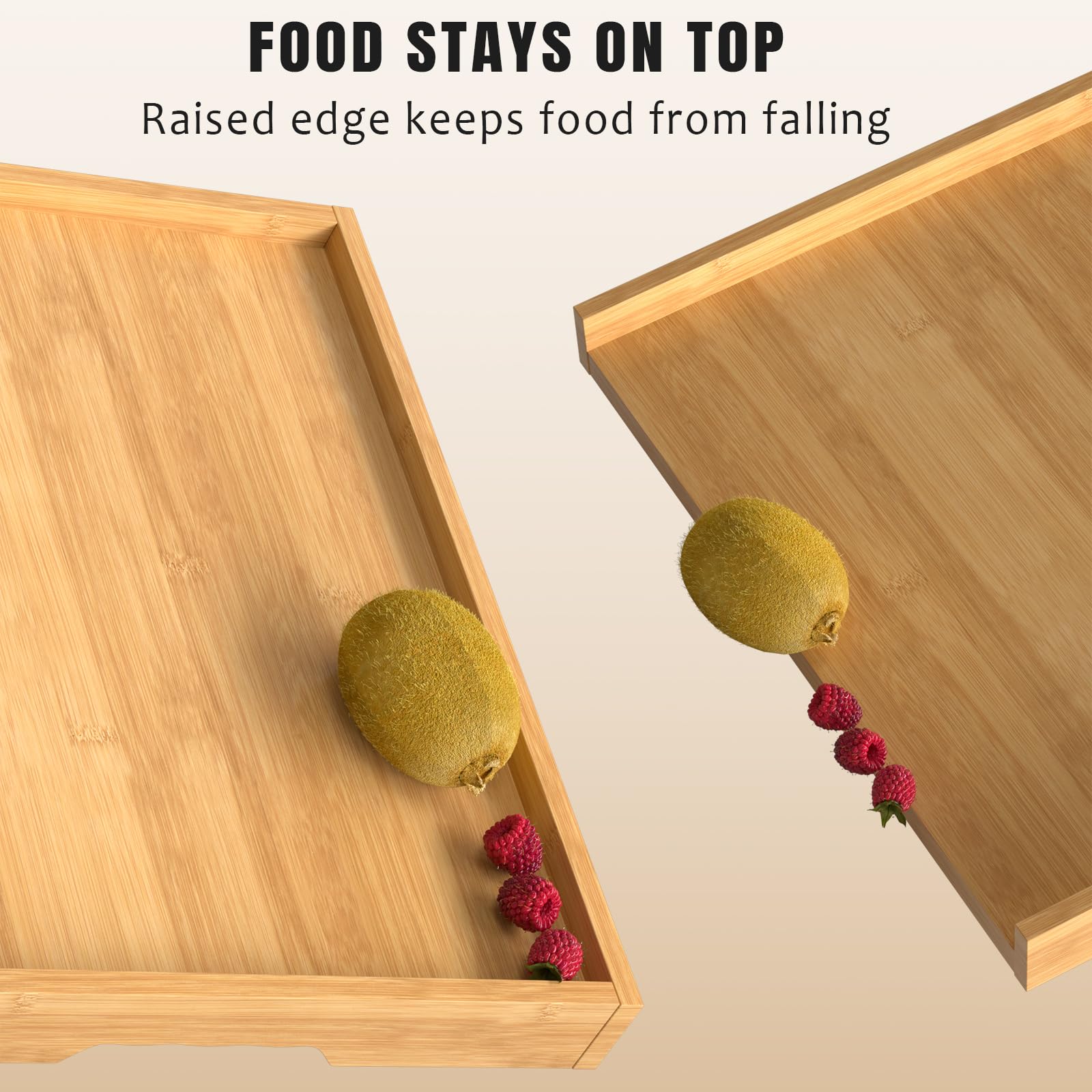 Promitop bed tray carries easily with built-in handles