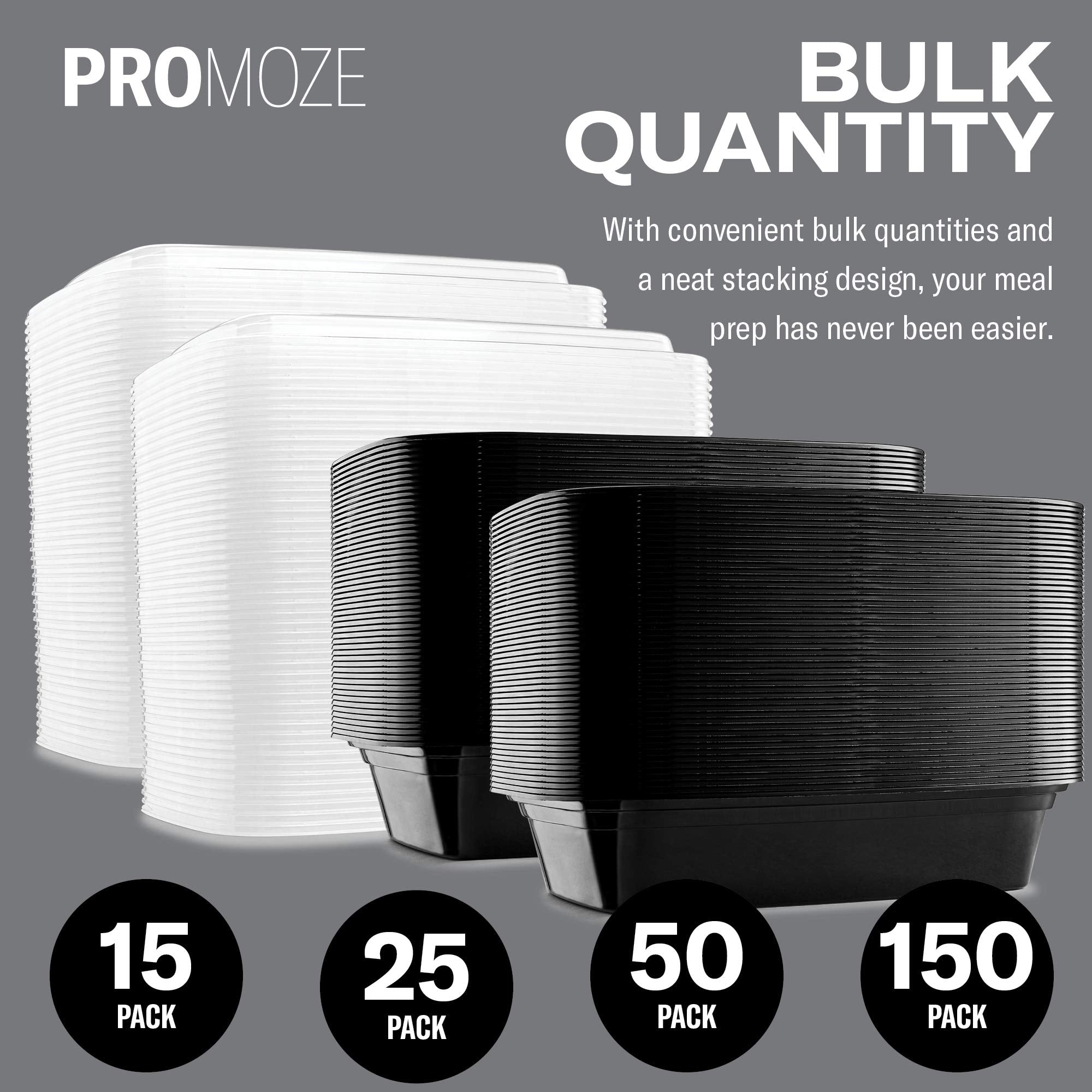 PROMOZE BPA-free food storage for safe, reusable daily meals.