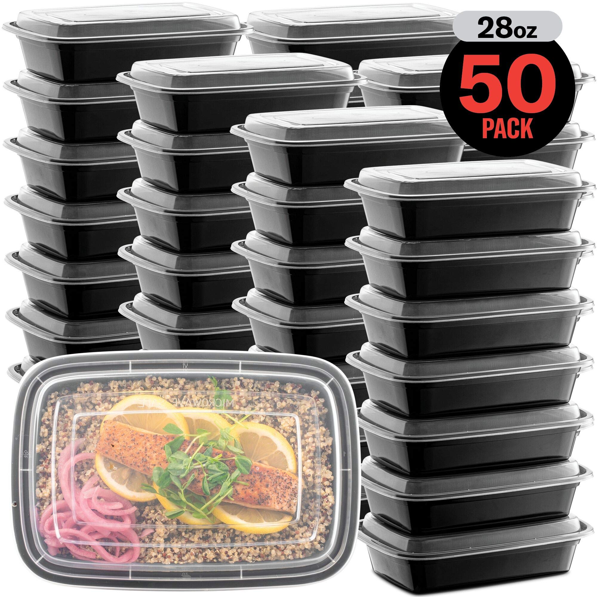 PROMOZE catering bulk pack provides reliable one-compartment containers for to-go meals.