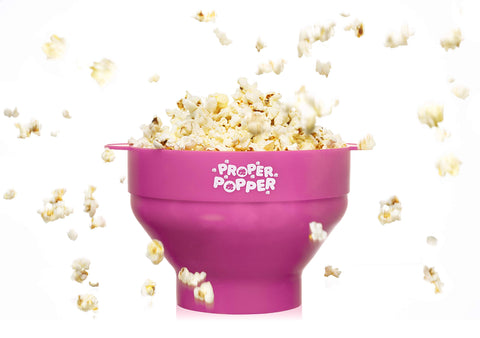 PROPER POPPER collapsible bowl design folded for compact storage