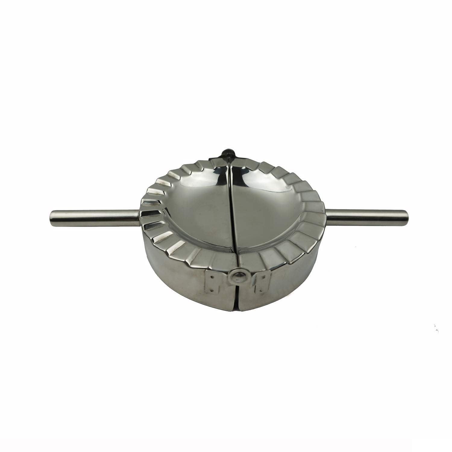 Proshopping dumpling tool with smooth surface for quick washing and reuse.