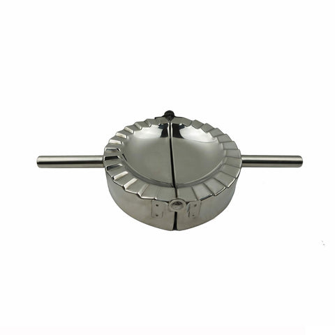 Proshopping dumpling tool with smooth surface for quick washing and reuse.