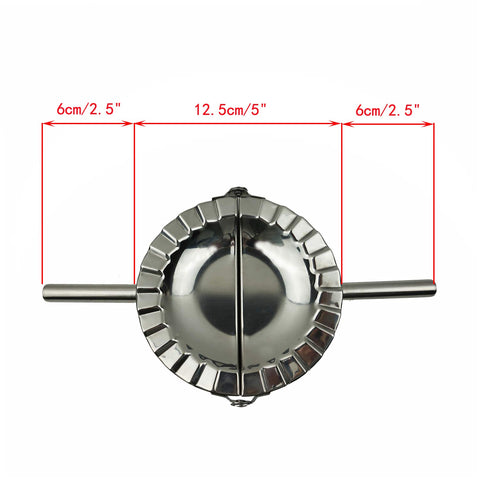 Proshopping XL dumpling maker shows generous 5-inch diameter for larger fillings.