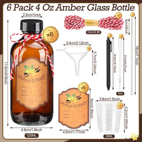 ProSuites amber glass bottle lid pack demonstrates secure sealing and organization