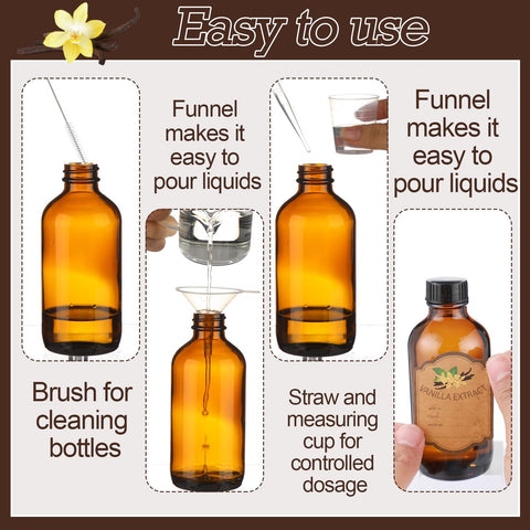 ProSuites funnels, droppers, and measuring cup for easy pouring and portion control